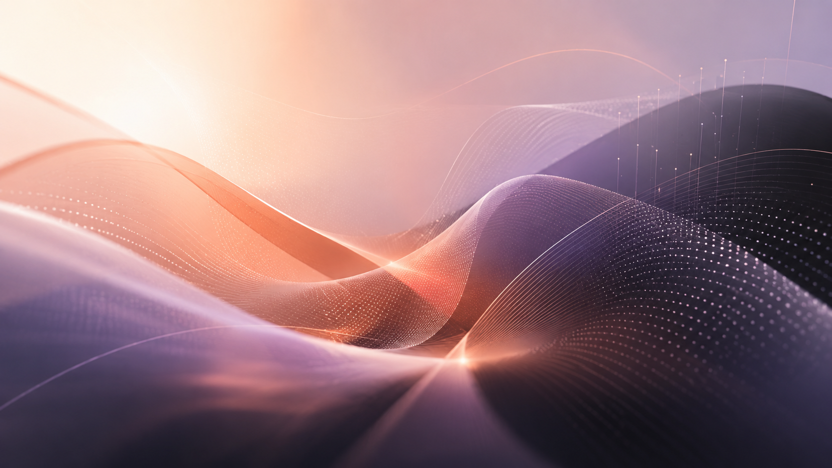 Abstract gradient data wave